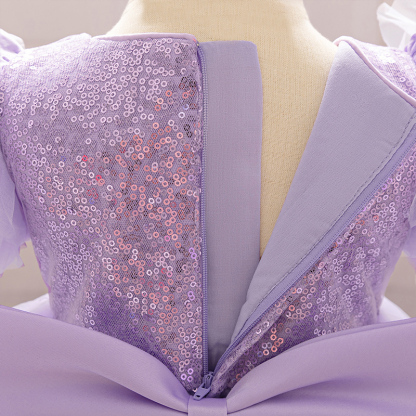 Mesh Butterfly Short Sleeve Midi Dresses - image 6