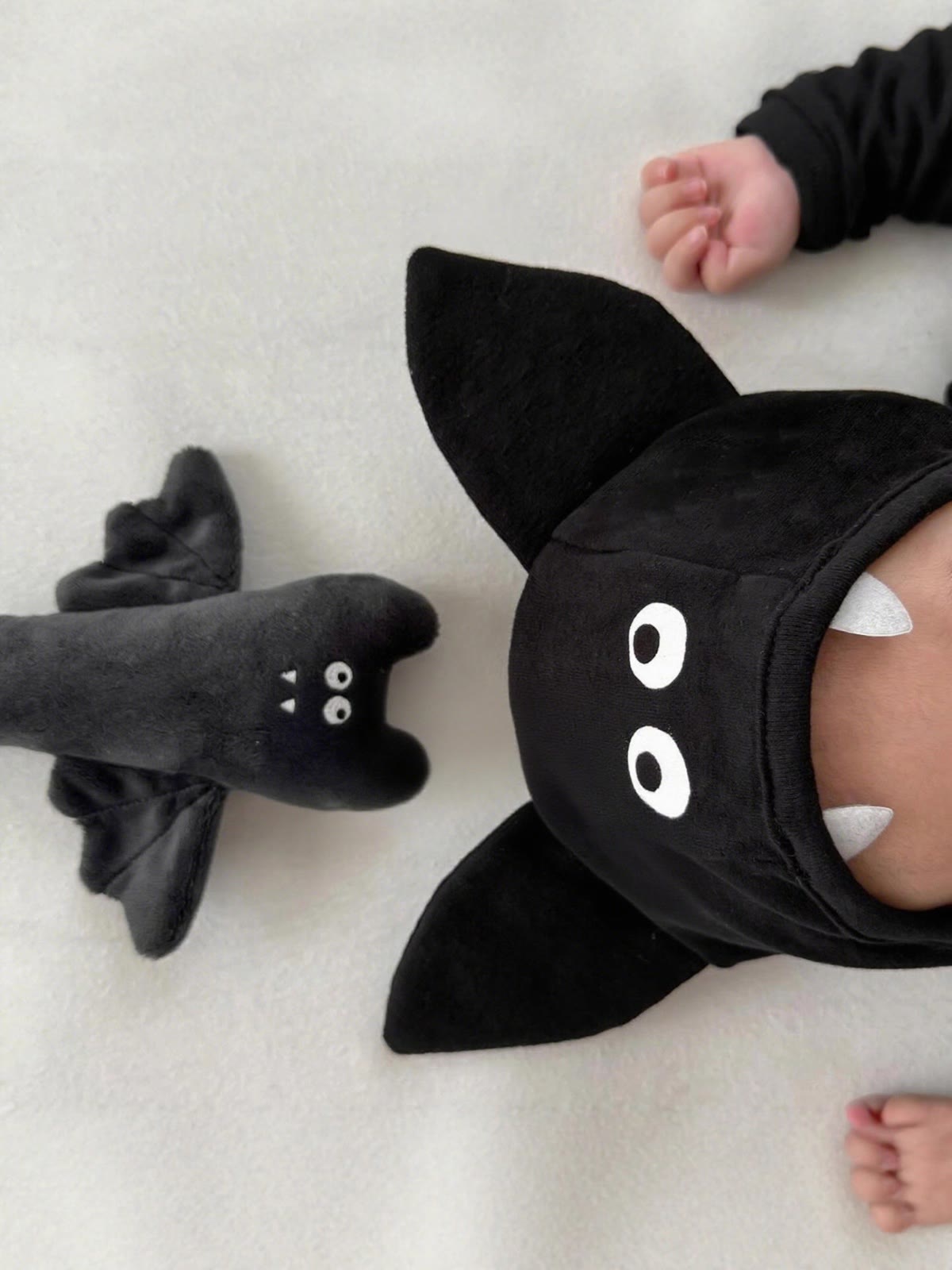 Chemical Fiber Blend Button Long Sleeve Short Two-piece Set With Hat  Without Toys - image 5