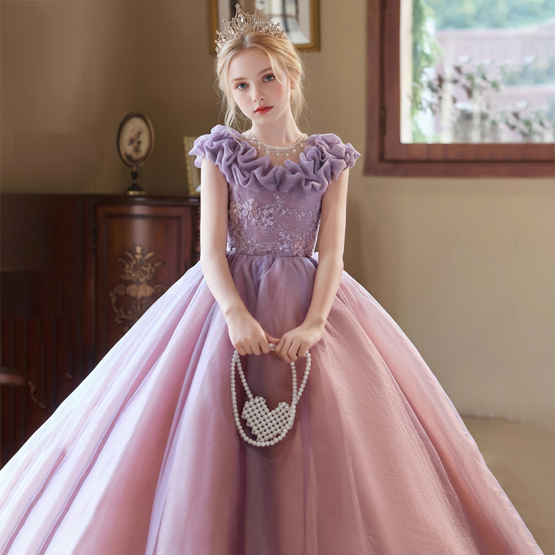 Chemical Fiber Blend Embroidery Sleeveless Maxi Dresses - image 3