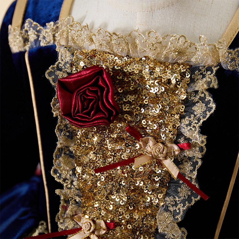 Velvet Folds Long Sleeve Midi Dresses - image 5