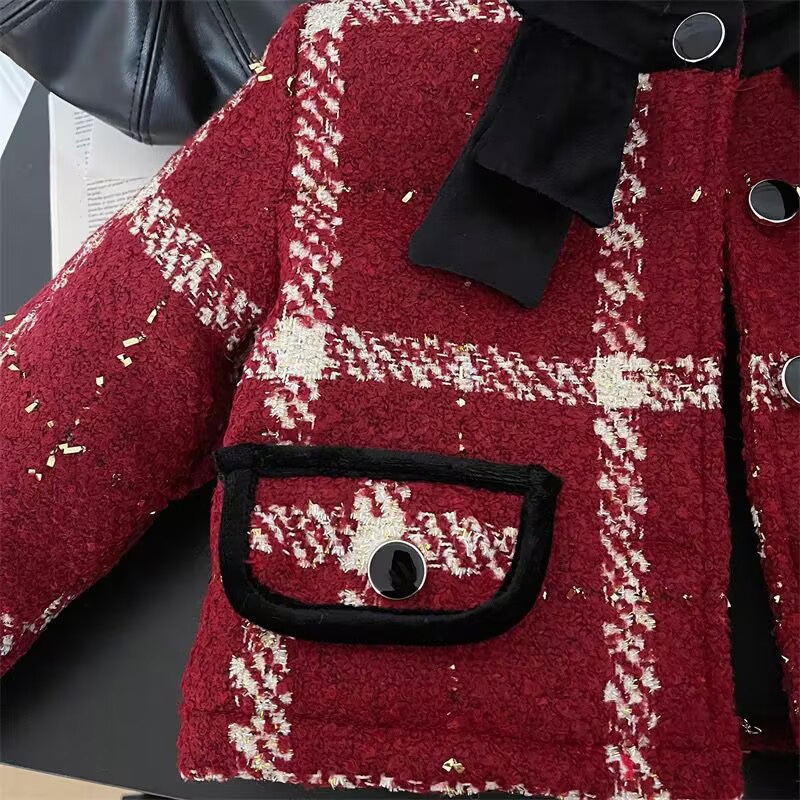 Tweed Buckle Long Sleeve Regular Two-piece Set - image 14