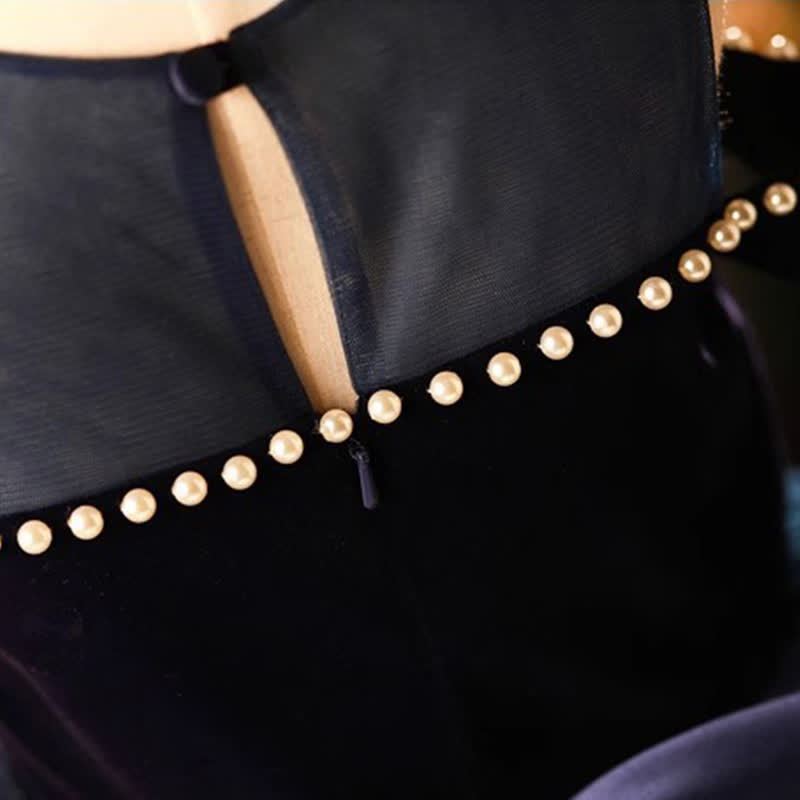 [Archive Sale] Mesh Split Joint Sleeveless Midi Dresses - image 7