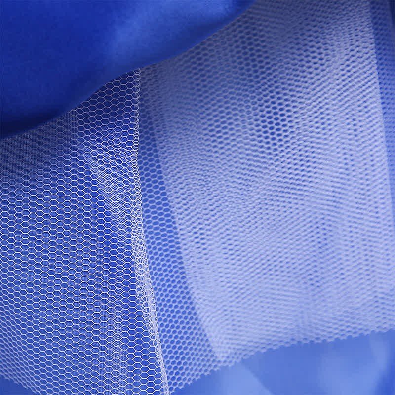 Mesh Bow Pearl Floral-embroidered Sleeveless Maxi Dresses - image 16