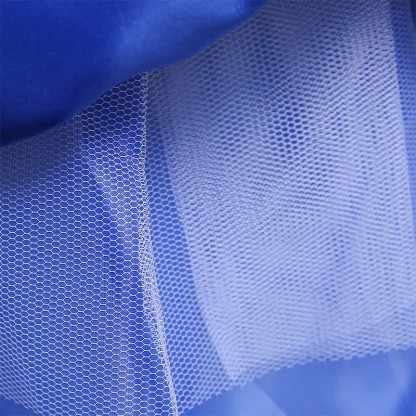 Mesh Bow Pearl Floral-embroidered Sleeveless Maxi Dresses - image 16