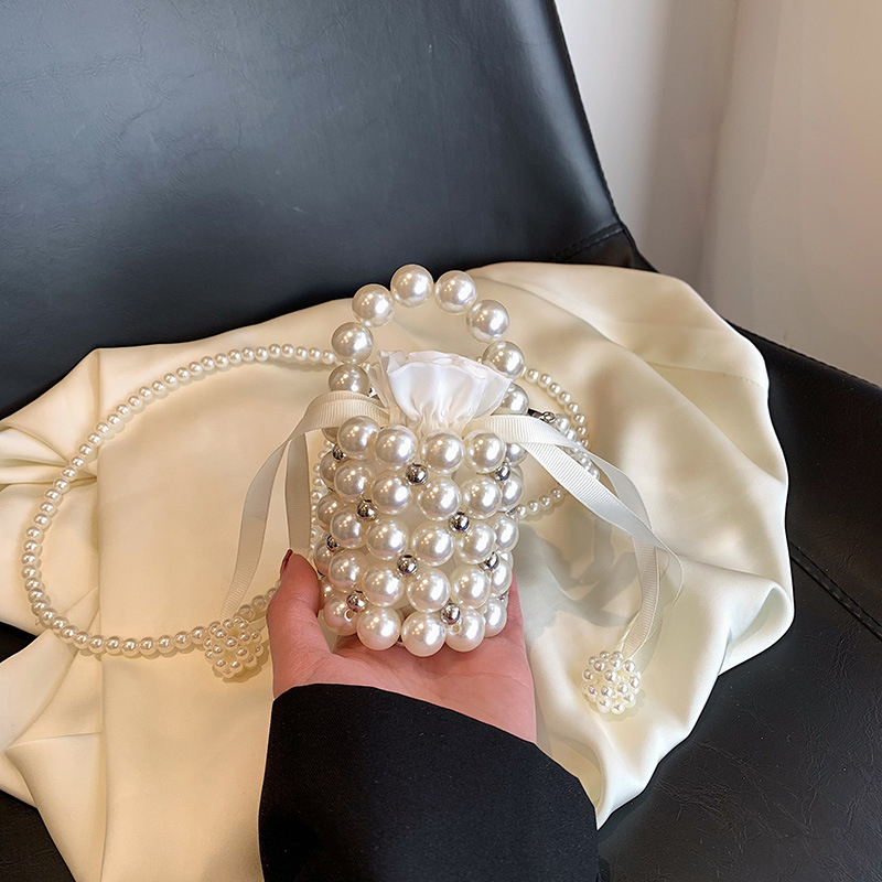 Solid With Pearls Bags - image 6