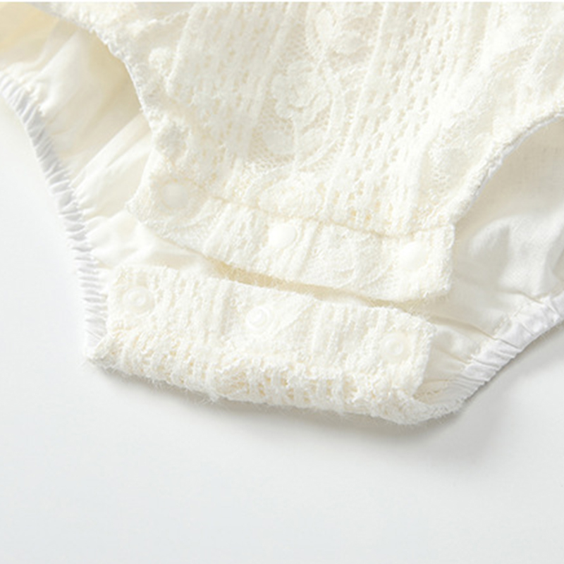 [Archive Sale] Nylon Folds Lace Edge Bow Long Sleeve Regular Bodysuit - image 12