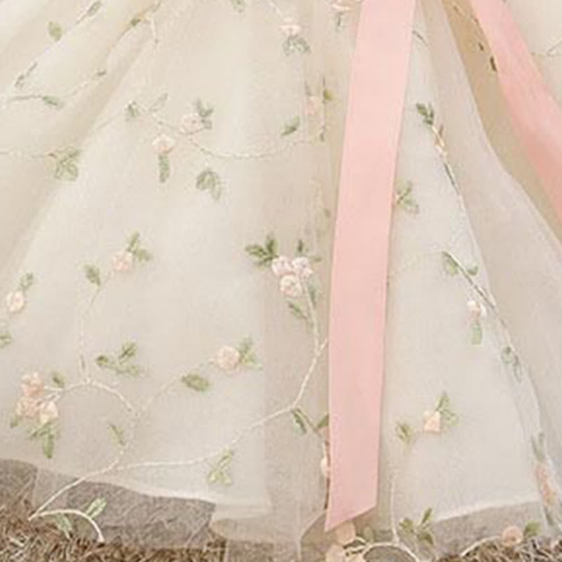 Mesh Sash Sleeveless Midi Dresses - image 7