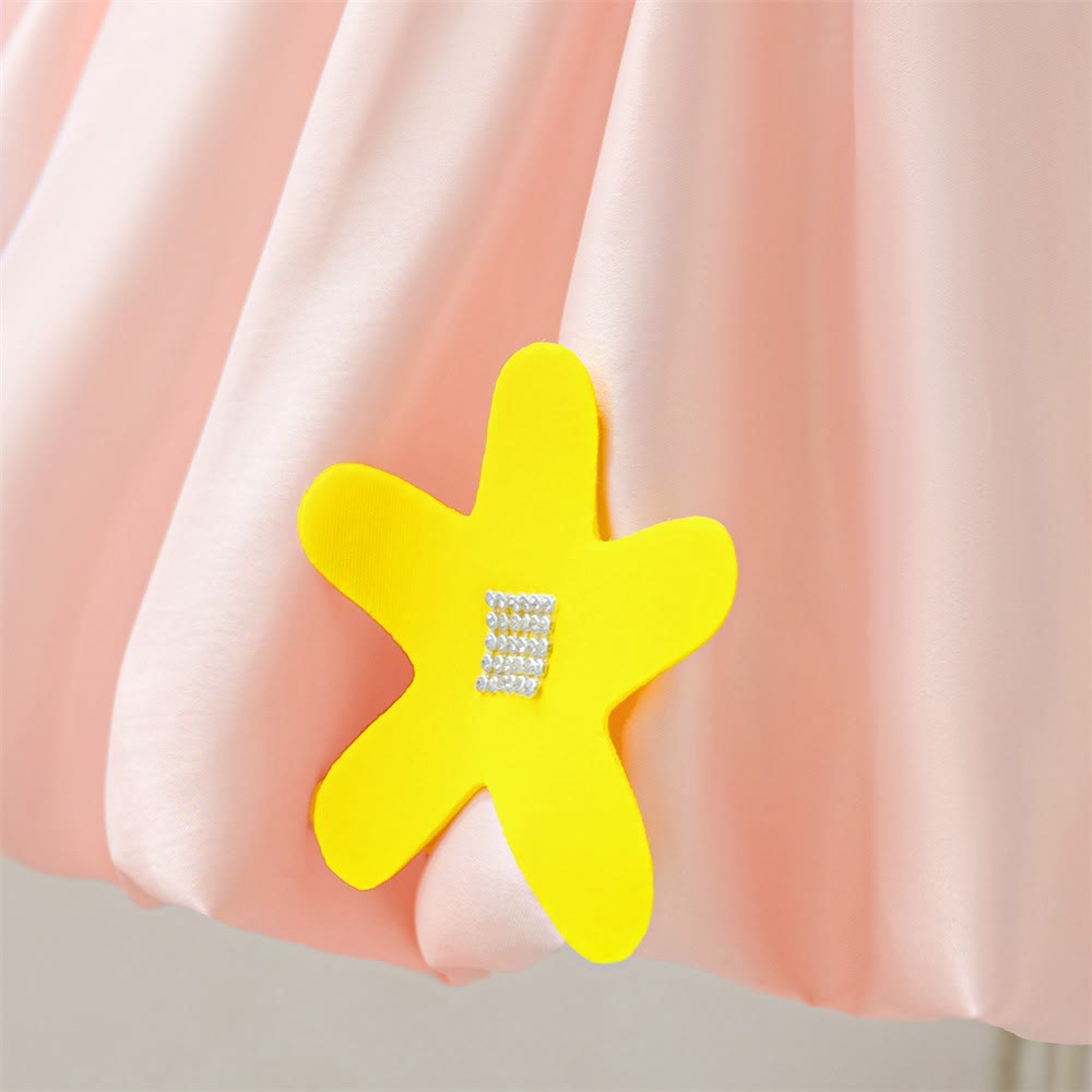 Satin Applique Sleeveless Midi Dresses - image 11