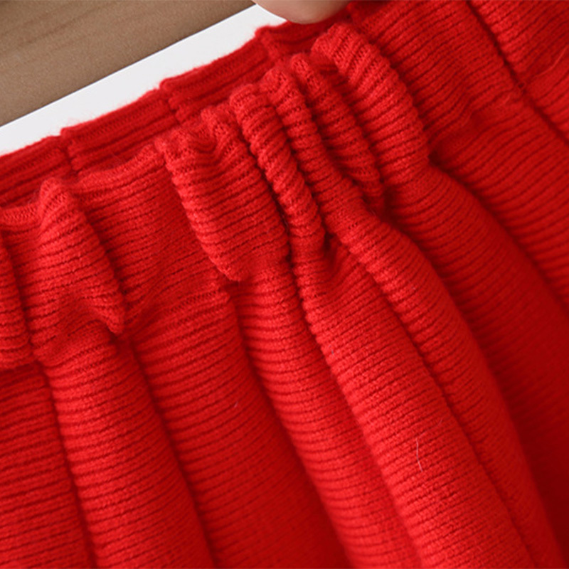Yarn/wool Yarn Bow Embellished Long Sleeve Regular Two-piece Set - image 13