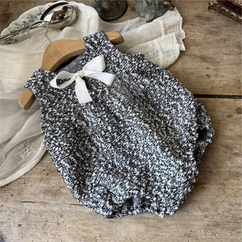 [Archive Sale] Tweed Bow Sleeveless Regular Bodysuit - image 16