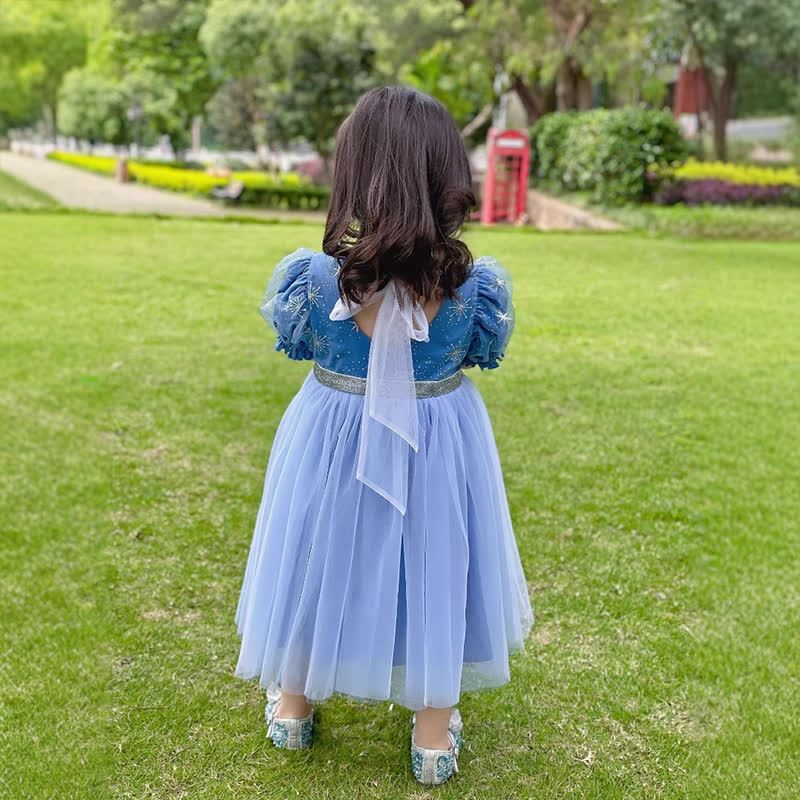 Mesh Hollow Out Short Sleeve Long Dresses - image 7