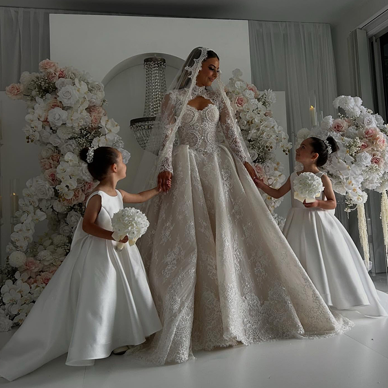 Satin Bow Sleeveless Maxi Dresses - image 5