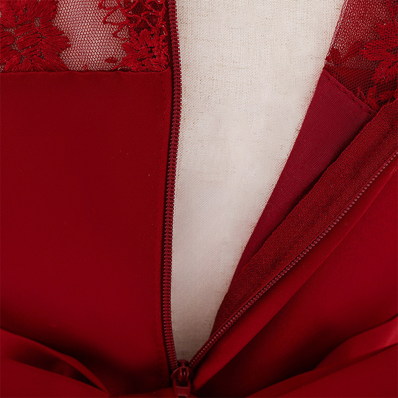 Mesh Rosette Sleeveless Midi Dresses - image 24