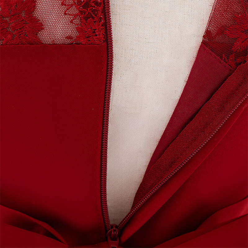 Mesh Rosette Sleeveless Midi Dresses - image 24