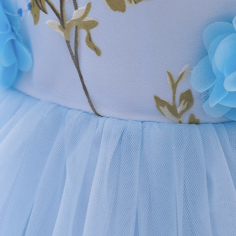 Mesh Rosette Sleeveless Midi Dresses - image 31