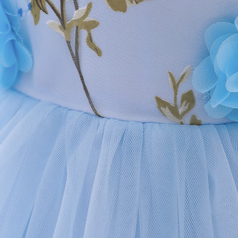 Mesh Rosette Sleeveless Midi Dresses - image 31