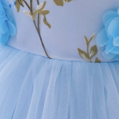 Mesh Rosette Sleeveless Midi Dresses - image 31
