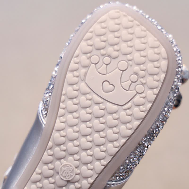 Solid Rhinestones Round Toe Flats  - image 7