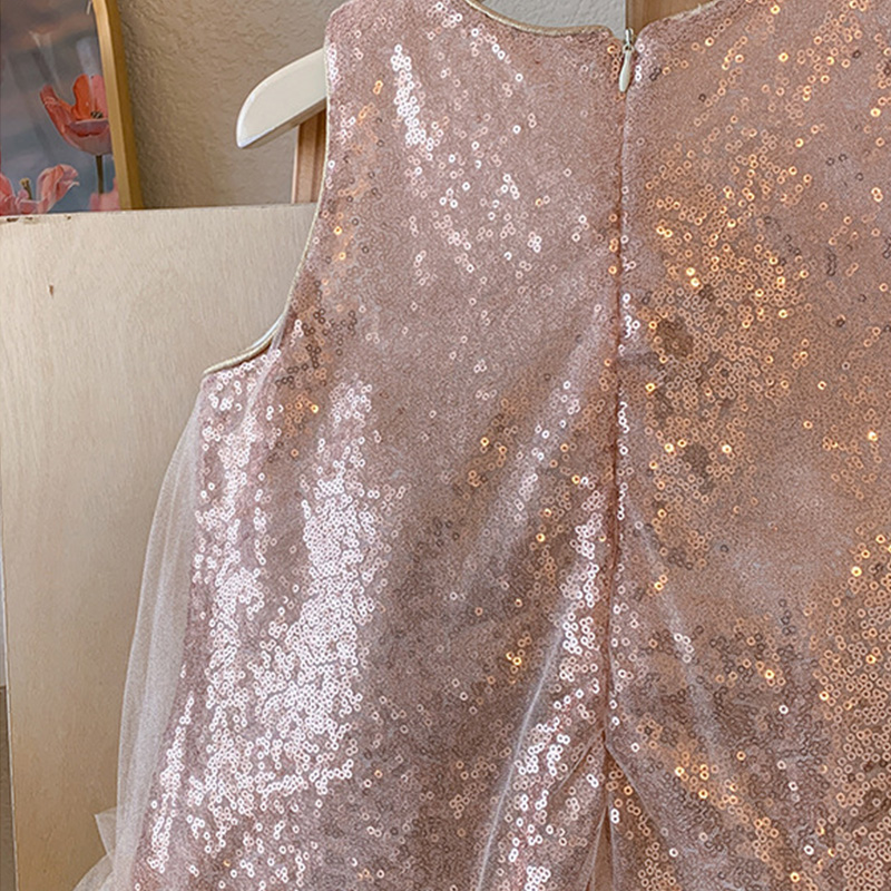 [Archive Sale] Sequins Bow Folds Sequins Sleeveless Mid-long Dresses - image 18