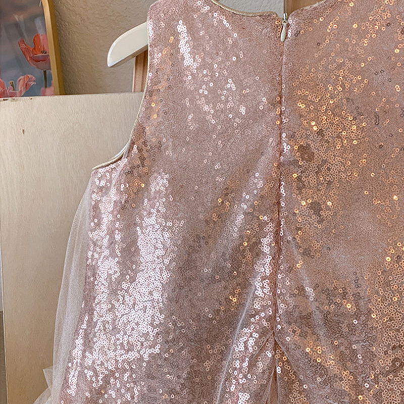 [Archive Sale] Sequins Bow Folds Sequins Sleeveless Mid-long Dresses - image 18