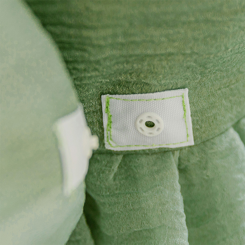 Organza Cotton-Blend Bow Ruched Short Sleeve Regular Dresses - image 24