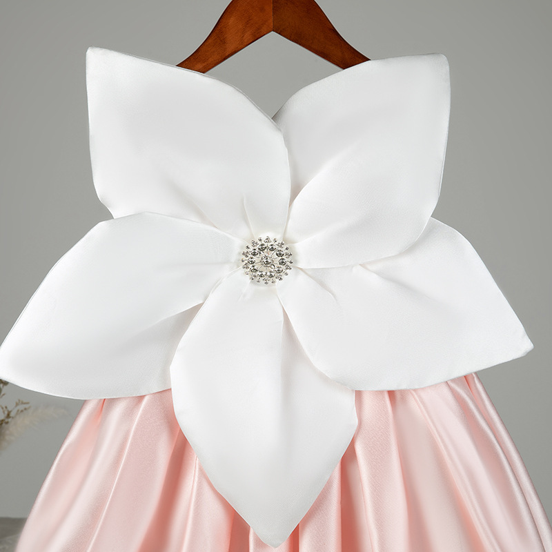 Satin Rosette Sleeveless Midi Dresses - image 4