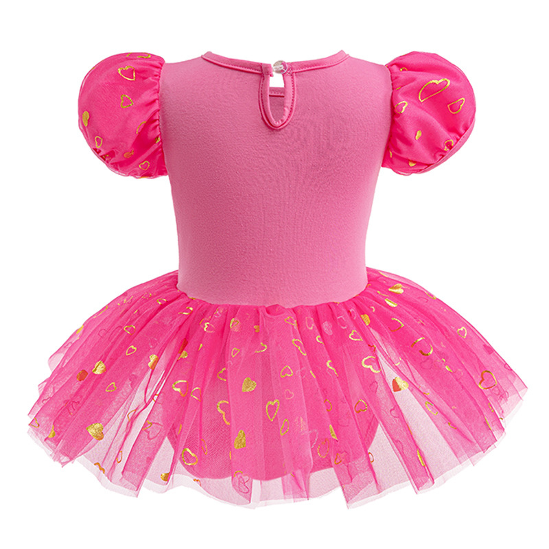 Mesh Stitching Lace Short Sleeve Regular Dresses - image 4