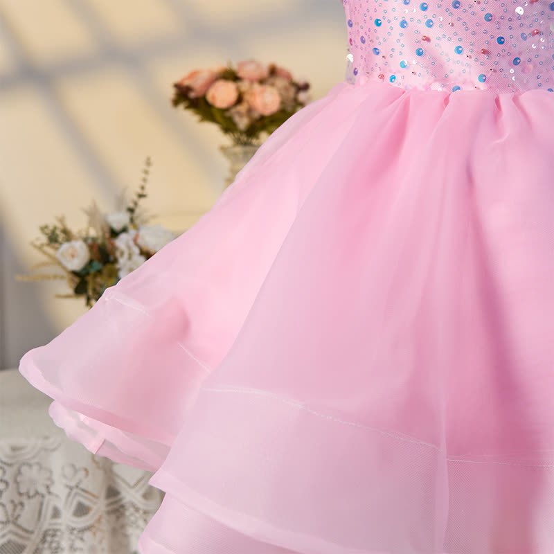 Organza Folds Sleeveless Mid-long Dresses - image 5