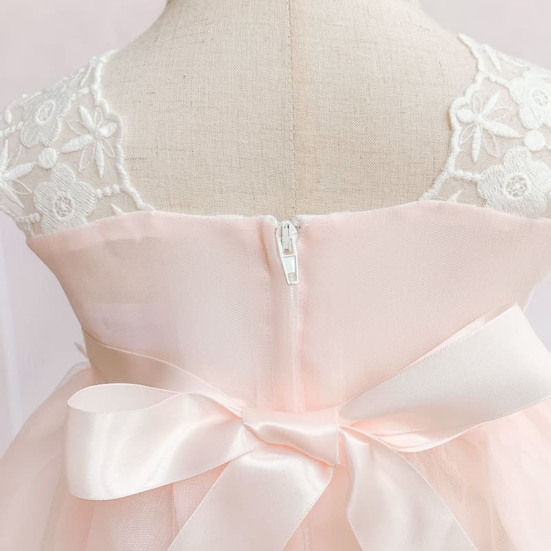 Mesh Lace Edge Sleeveless Short Dresses - image 4