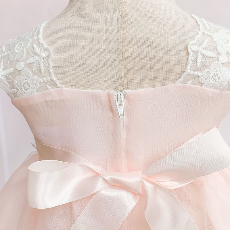 Mesh Lace Edge Sleeveless Short Dresses - image 4