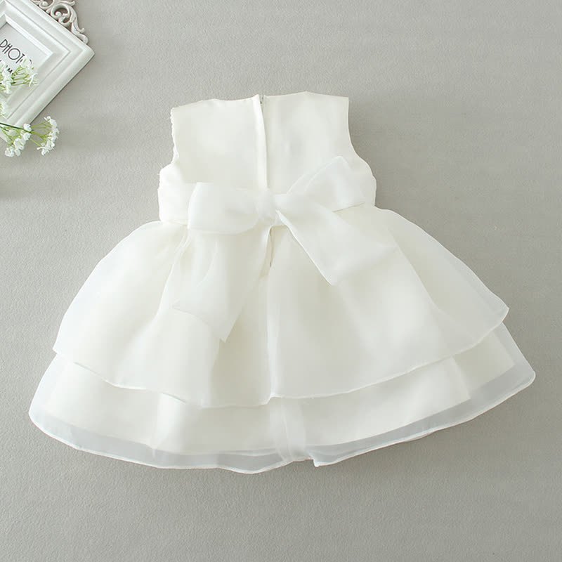 Mesh Bow Sleeveless Midi Dresses - image 6