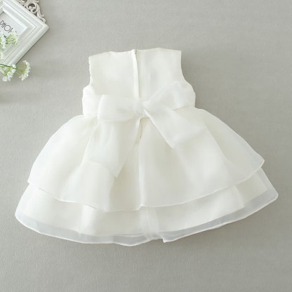 Mesh Bow Sleeveless Midi Dresses - image 6