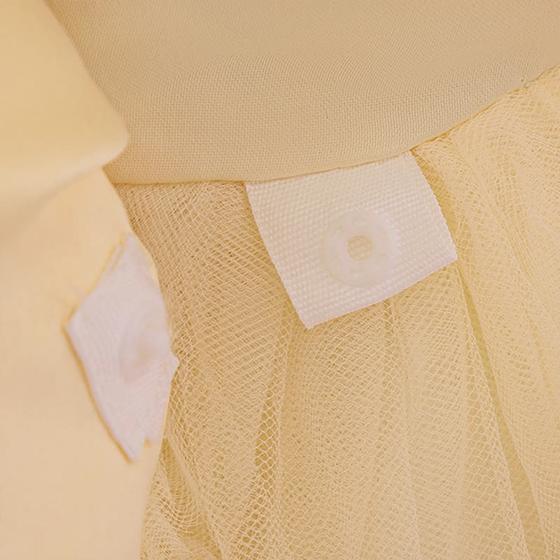 Mesh Rosette Maxi Dresses - image 16