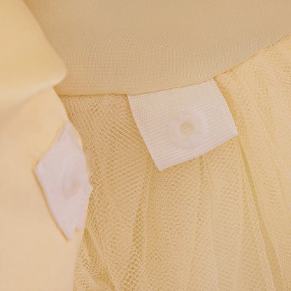 Mesh Rosette Maxi Dresses - image 16