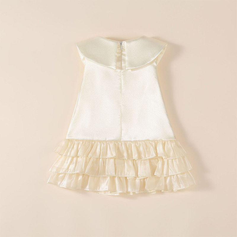 Satin Rosette Sleeveless Midi Dresses - image 8