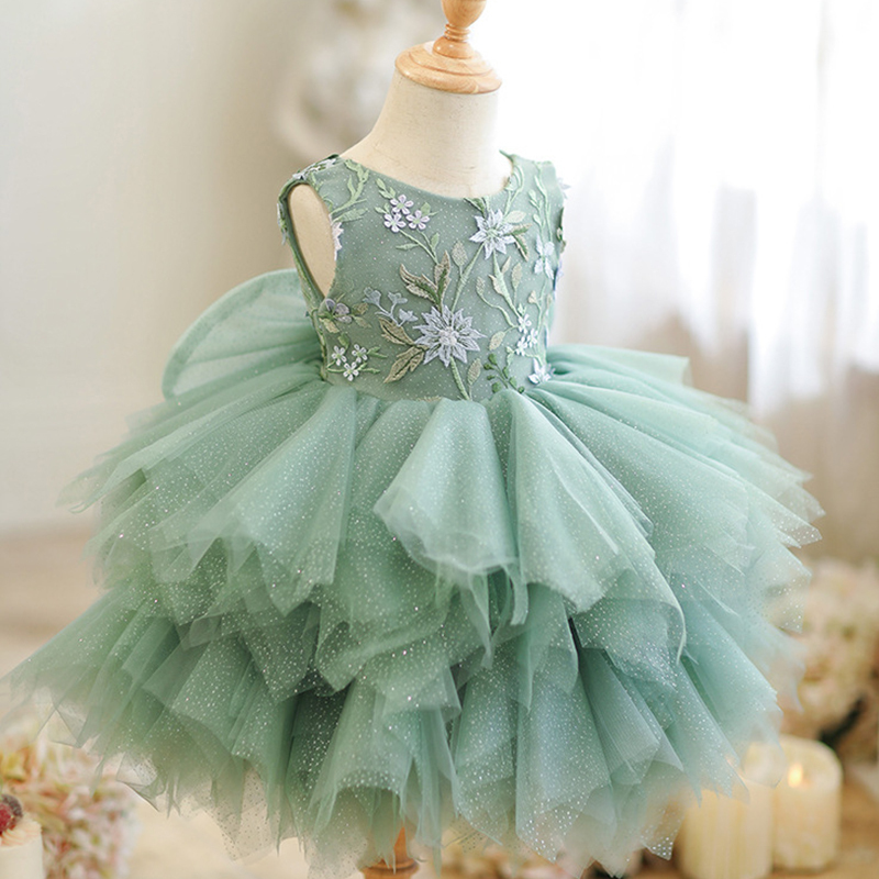 Mesh Embroidery Sleeveless Short Dresses - image 4