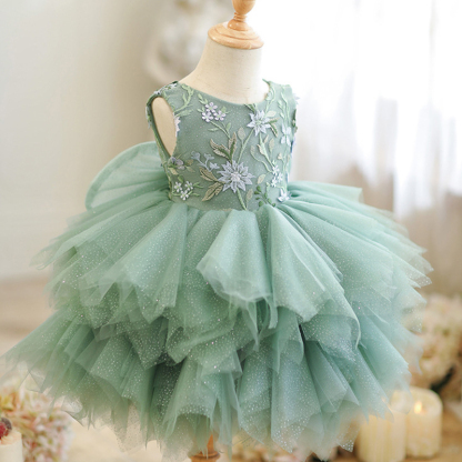 Mesh Embroidery Sleeveless Short Dresses - image 4