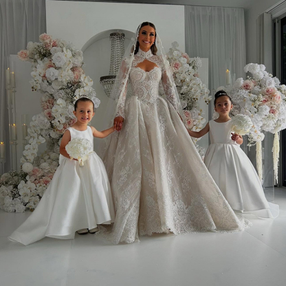 Satin Bow Sleeveless Maxi Dresses - image 6