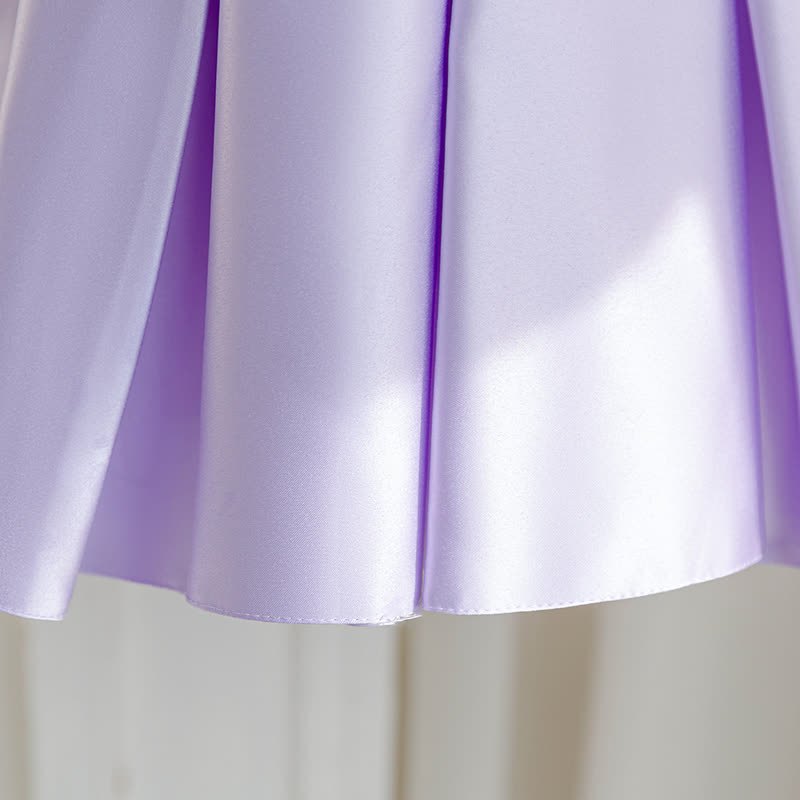 Satin Bow Sleeveless Midi Dresses - image 28