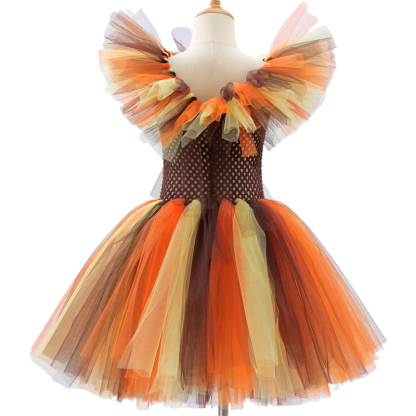 Mesh Color Block Split Joint Sleeveless Midi Dresses - image 4