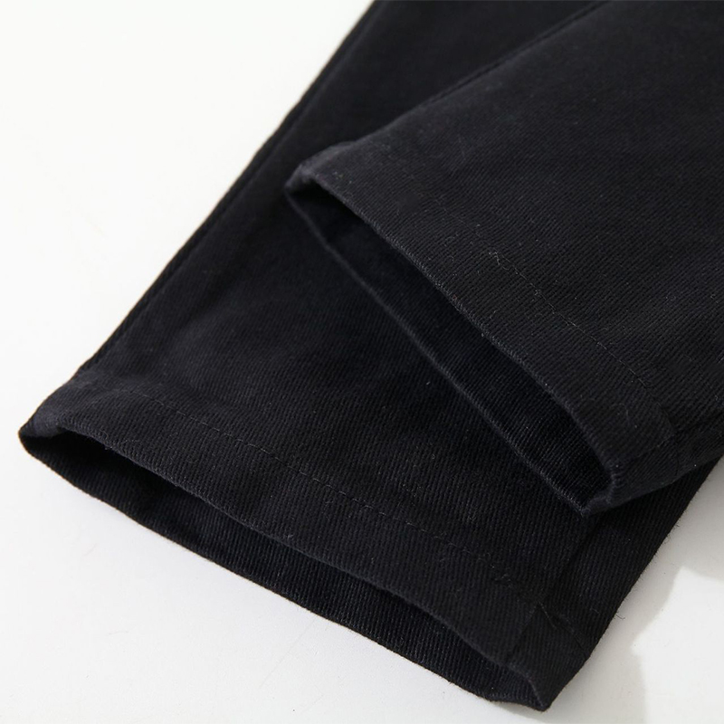 Cotton-blend Bow Overalls Long Sleeve Regular Two-piece Set - image 9