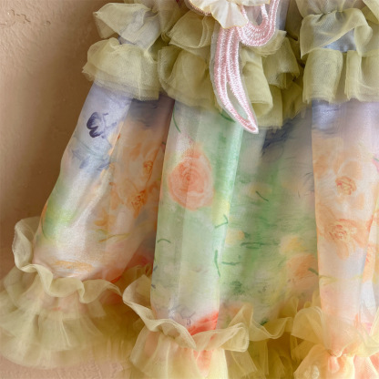 Chemical Fiber Blend Butterfly Sleeveless Midi Dresses - image 17