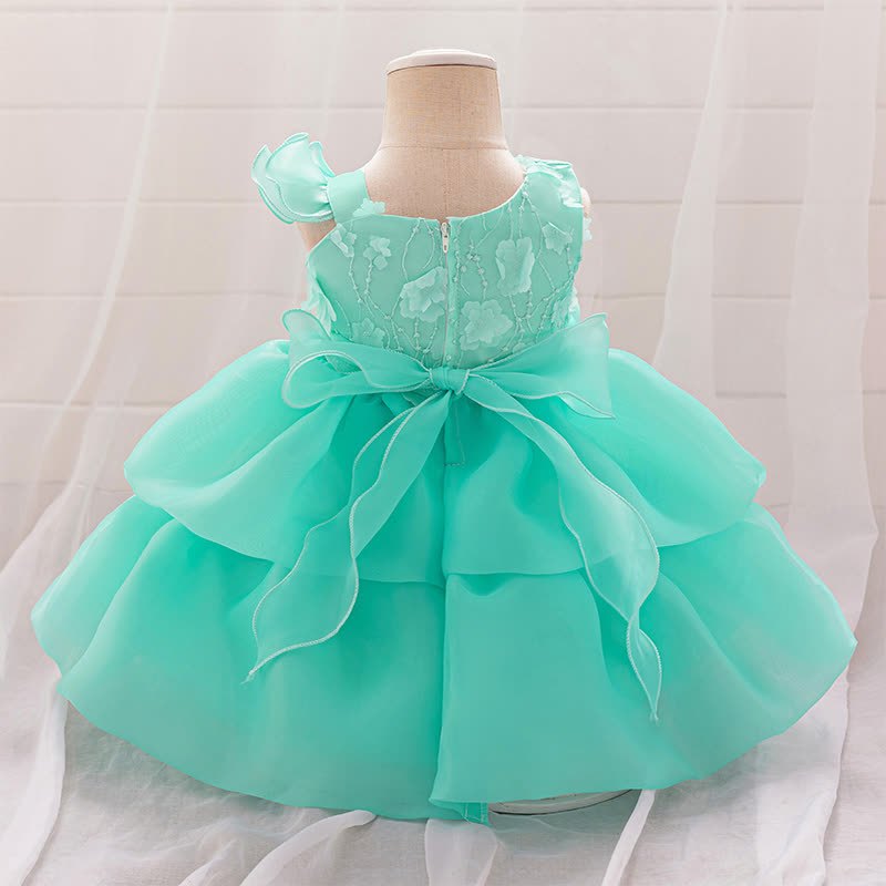 Organza Ruched Short Sleeve Midi Dresses - image 3