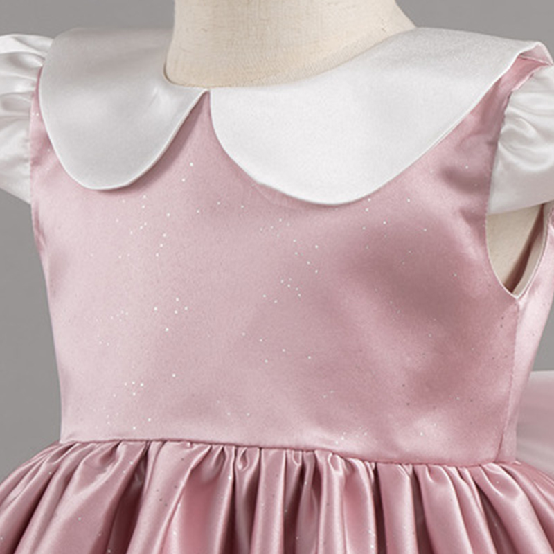 Satin Bow Cap Sleeve Midi Dresses - image 16