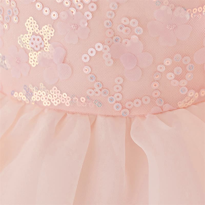 Mesh Sequins Sleeveless Midi Dresses - image 8