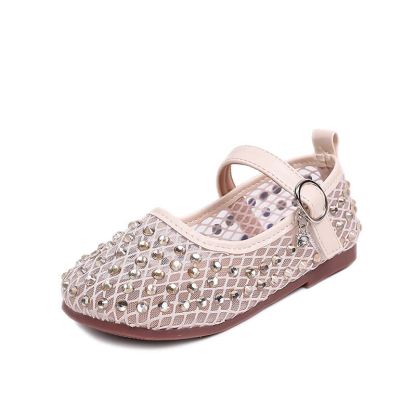 Solid Rhinestones Round Toe Flats  - image 8