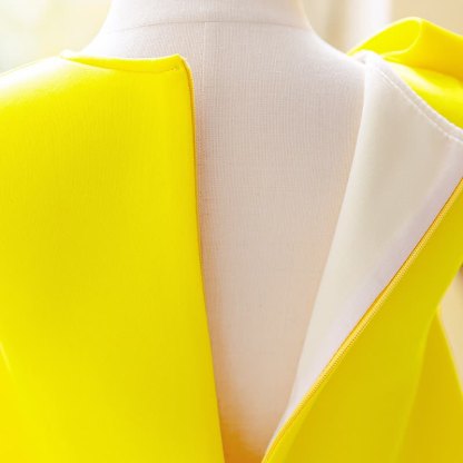 SCUBA KNIT Bow Sleeveless Midi Dresses - image 6