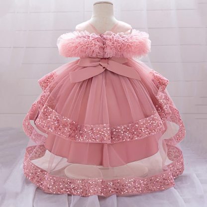 Mesh Bow Sleeveless Midi Dresses - image 3