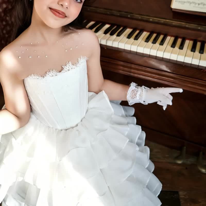 Lace Split Joint Sleeveless Midi Dresses - image 5