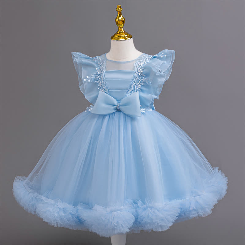 Organza Lace Bow Sleeveless Midi Dresses - image 4